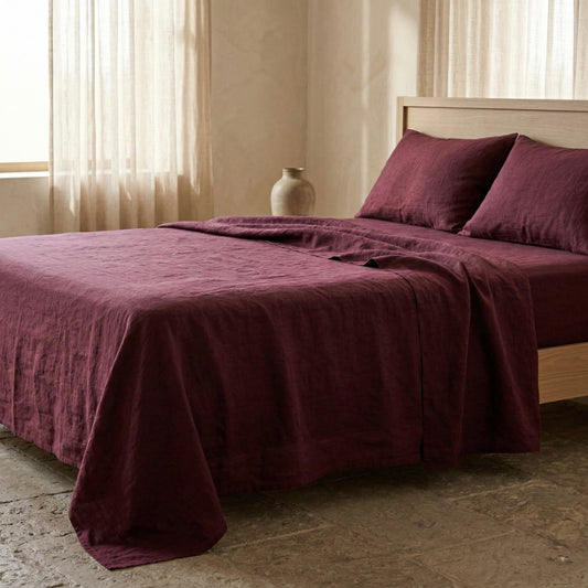Pure Linen Sheet Sets - 100% Pure Linen | 4 Piece Sheet Set