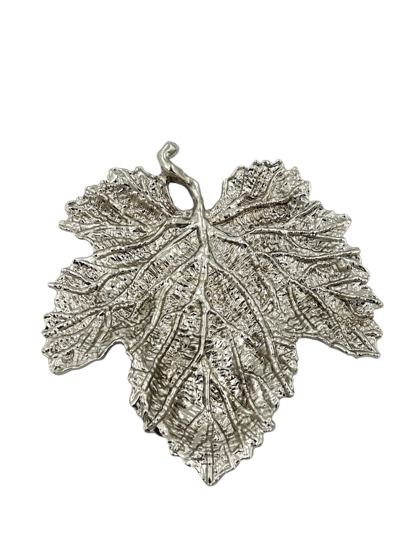 Maple leaf decorative metal tray | Gold leaf Tray and centrepiece decor