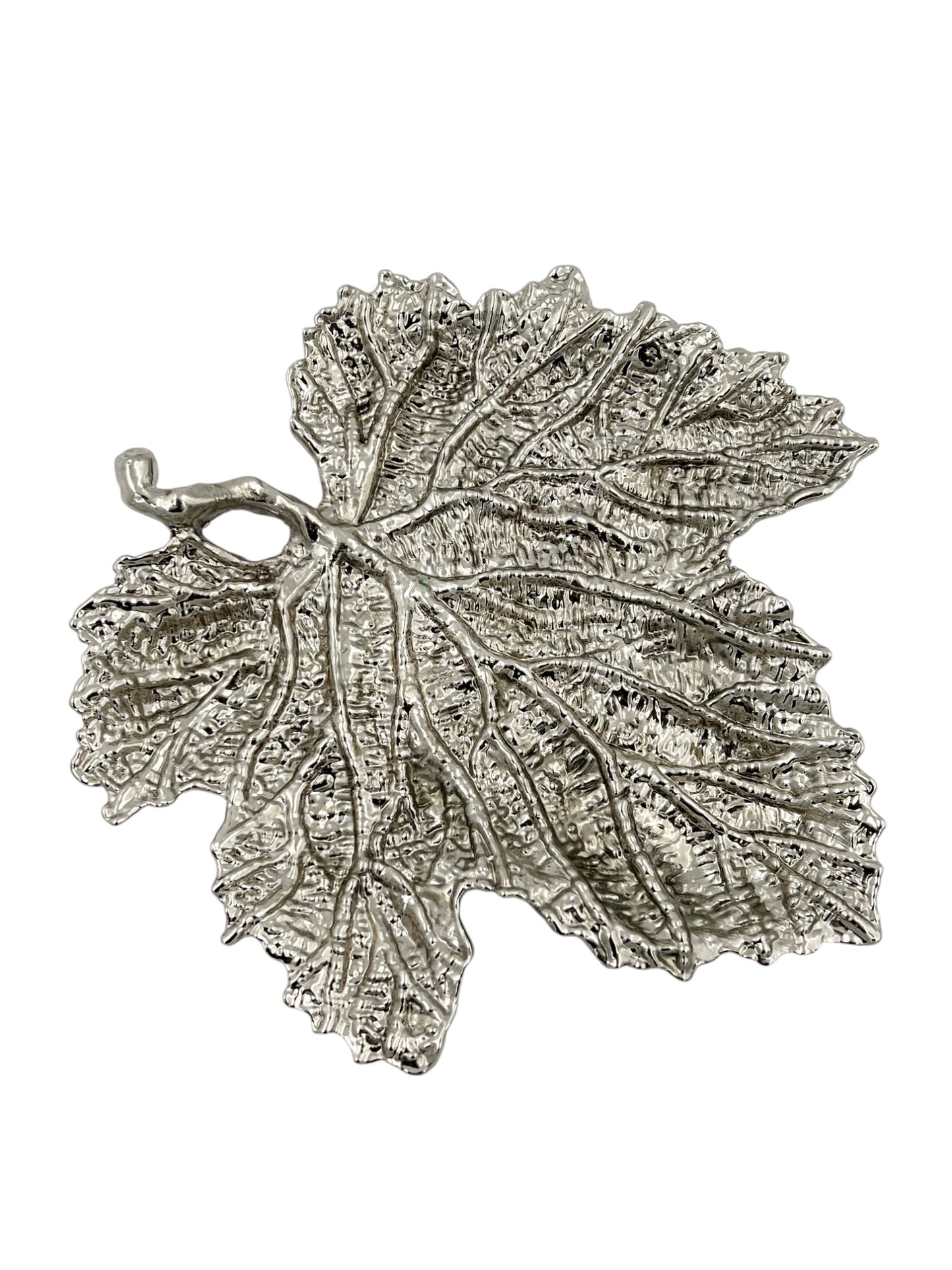 Maple leaf decorative metal tray | Gold leaf Tray and centrepiece decor