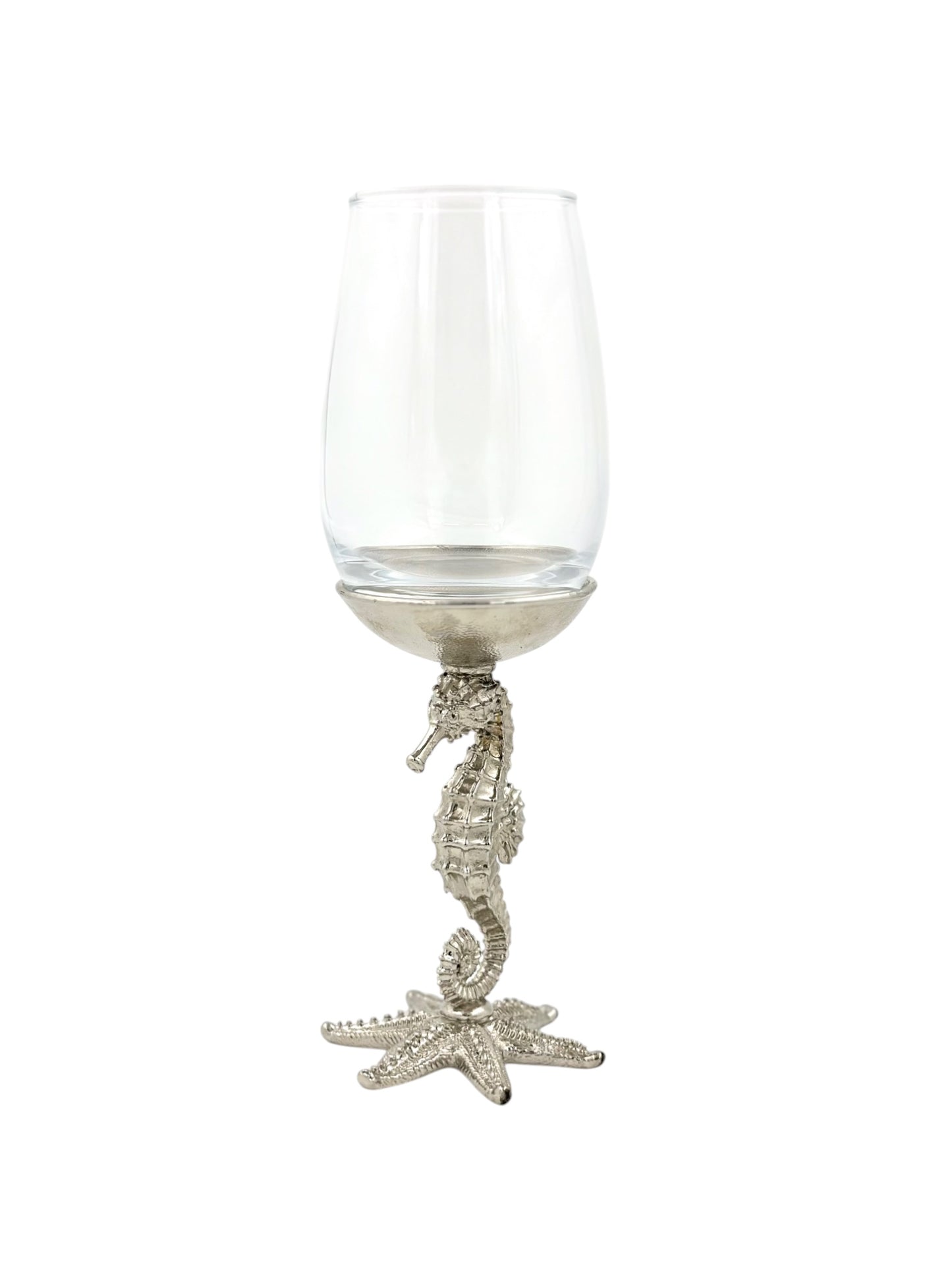 Seahorse Wine Glasses | Designer Statement Drinkware | Set of 2 / Set of 4