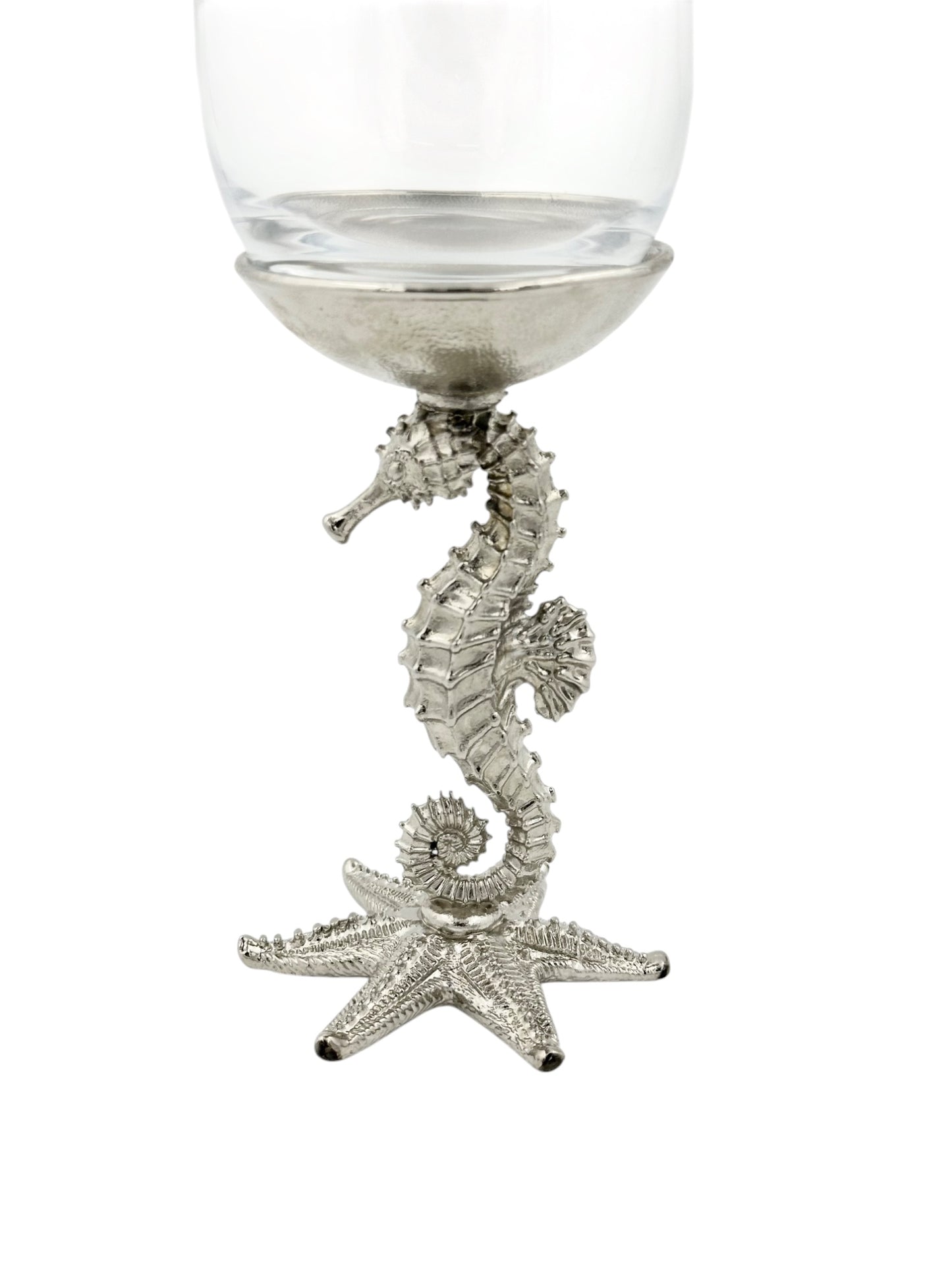 Seahorse Wine Glasses | Designer Statement Drinkware | Set of 2 / Set of 4
