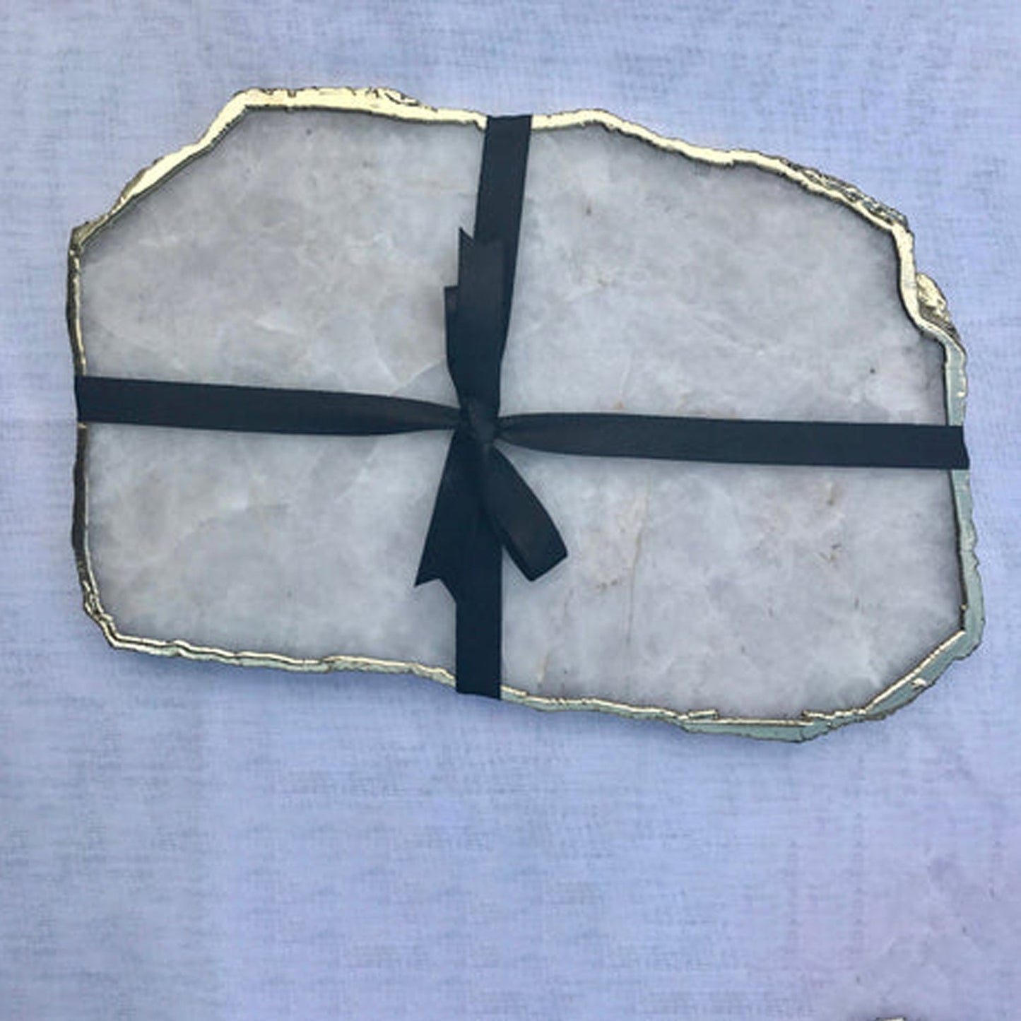 Large White Agate Cheese Platter/Tray/Personalised Momentos/Sign Boards