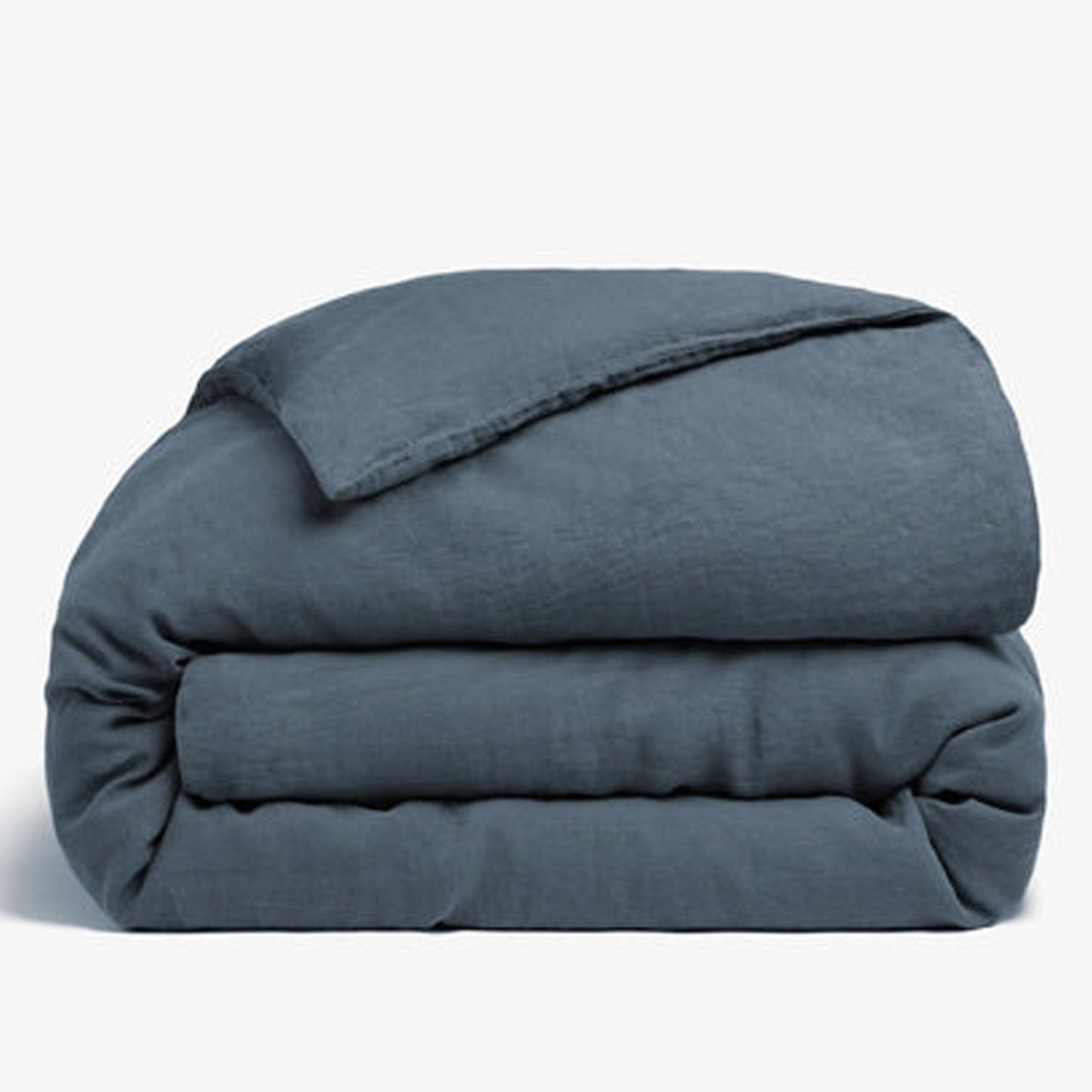 Midnight Blue - 100% Pure Linen | Linen Cotton Mix | 3 Piece Duvet Cover Set | 4 Piece Sheet Set | Handmade | Pre-washed | Soft