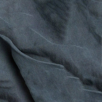 Midnight Blue - 100% Pure Linen | Linen Cotton Mix | 3 Piece Duvet Cover Set | 4 Piece Sheet Set | Handmade | Pre-washed | Soft