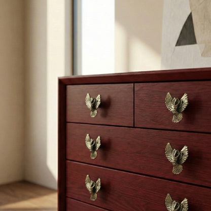Antique Brass Owl Drawer Knobs