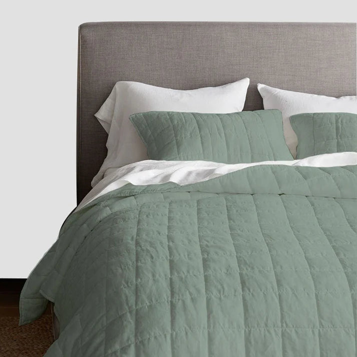 Box stitch - Pure Cotton Sateen Quilt Sets