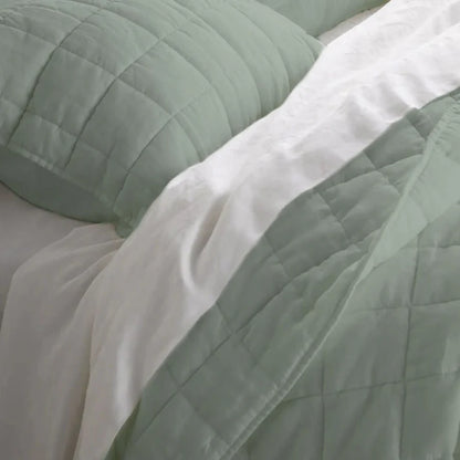 Box stitch - Pure Cotton Sateen Quilt Sets