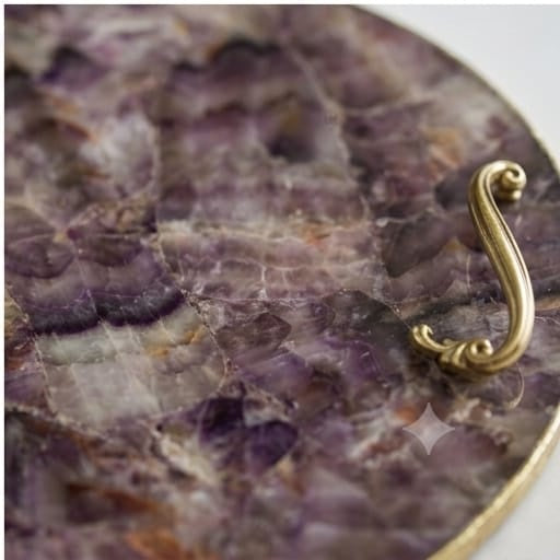 Amethyst Round Tray