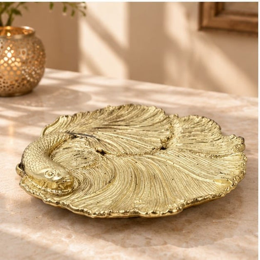 Fish Decorative Metal Tray