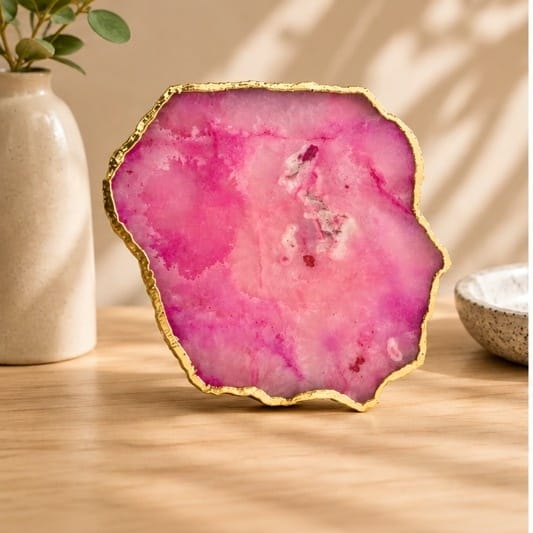 Pink Agate Cheese Platter