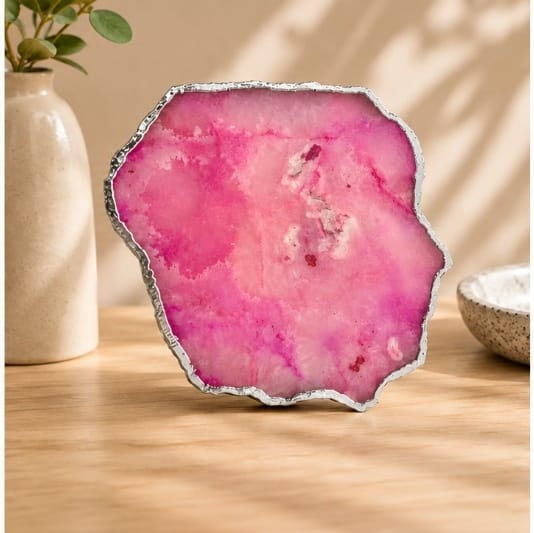 Pink Agate Cheese Platter