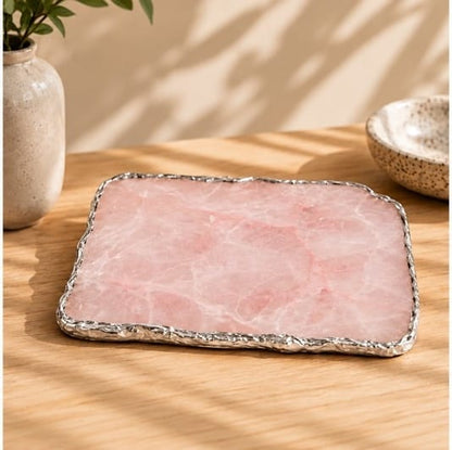 Rose Quartz Large Slab Cheese Platter