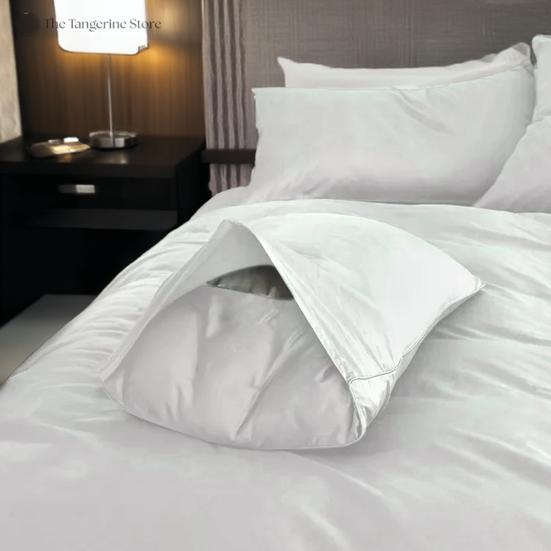Pure Cotton Duvet Cover Sets | 3 Piece Duvet Cover Set | Pre-washed | 400 TC Cotton Sateen | Ultra Soft | Luxury Bedding