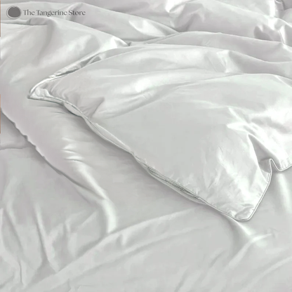 Pure Cotton Duvet Cover Sets | 3 Piece Duvet Cover Set | Pre-washed | 400 TC Cotton Sateen | Ultra Soft | Luxury Bedding