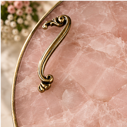 Rose Quartz Round Tray