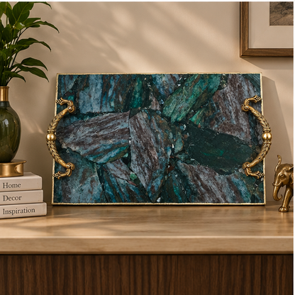 Green Aventurine Rectangular Tray