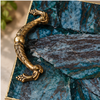 Green Aventurine Rectangular Tray
