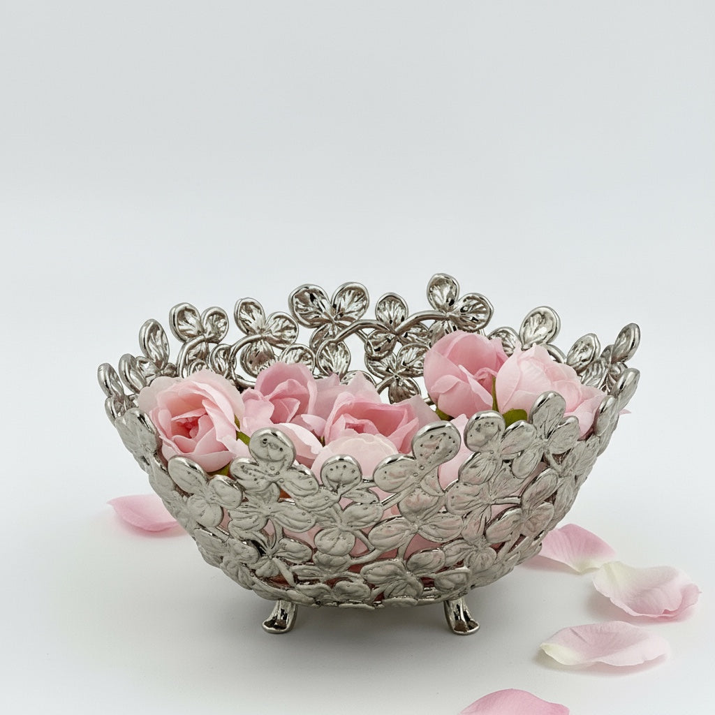 Small Leaf Bowl – Decorative Serveware | Nut Bowl & Centrepiece | Gold, Silver or Antique Finish