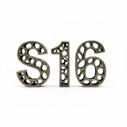 Personalized Nickel Alphabet Letters | Custom Metal Decor