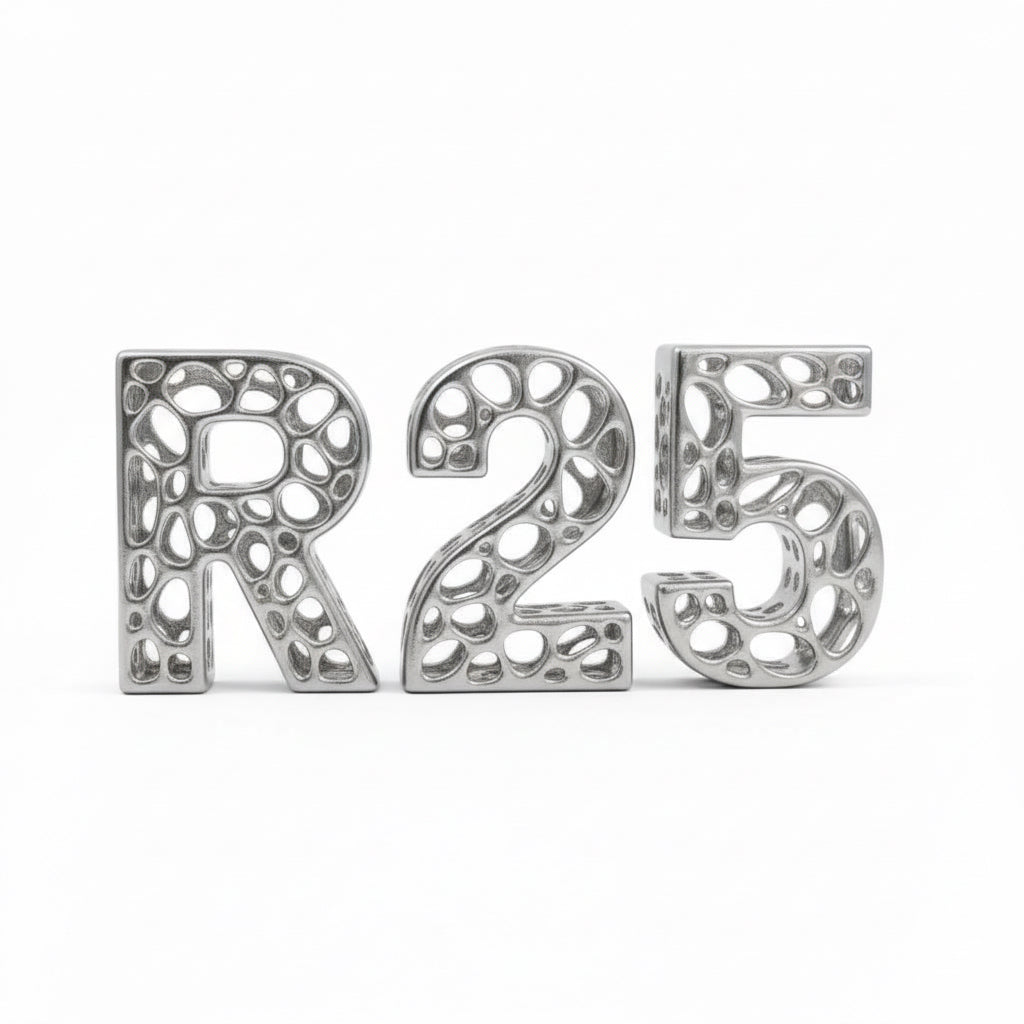 Personalized Nickel Alphabet Letters | Modern Openwork Metal Monogram | Custom Initial Decor | Freestanding Letter Sculpture | Personalized Gift