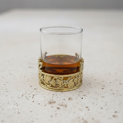 Custom Whiskey Glasses | Personalized Whisky Glass Set with Crystal Initial Design