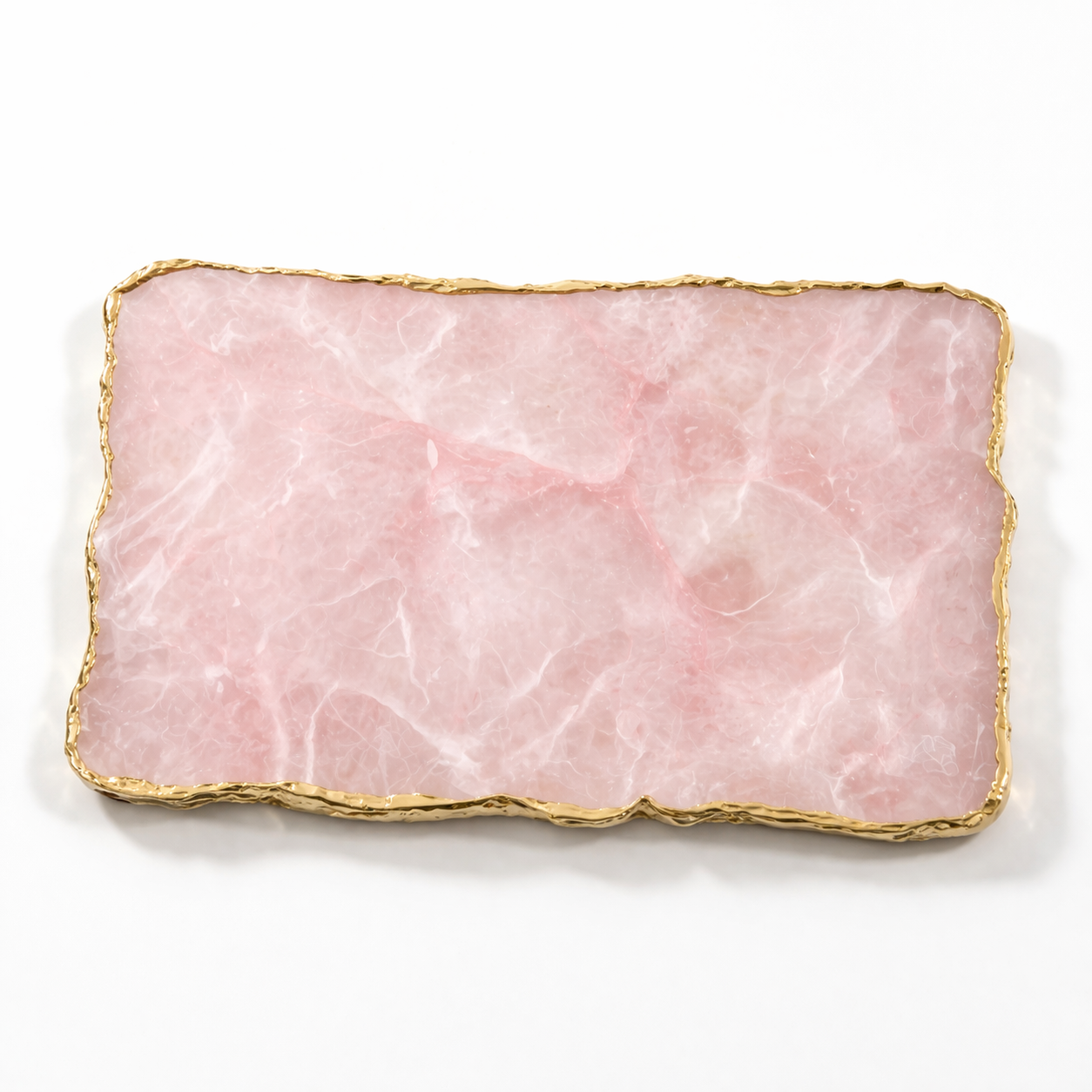 Large Rose Quartz Agate Cheese Platter/Tray/Personalised Momentos/Sign Boards 10"x15"