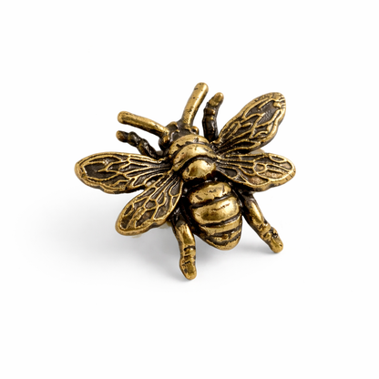Antique Brass Bumble Bee Drawer Knobs