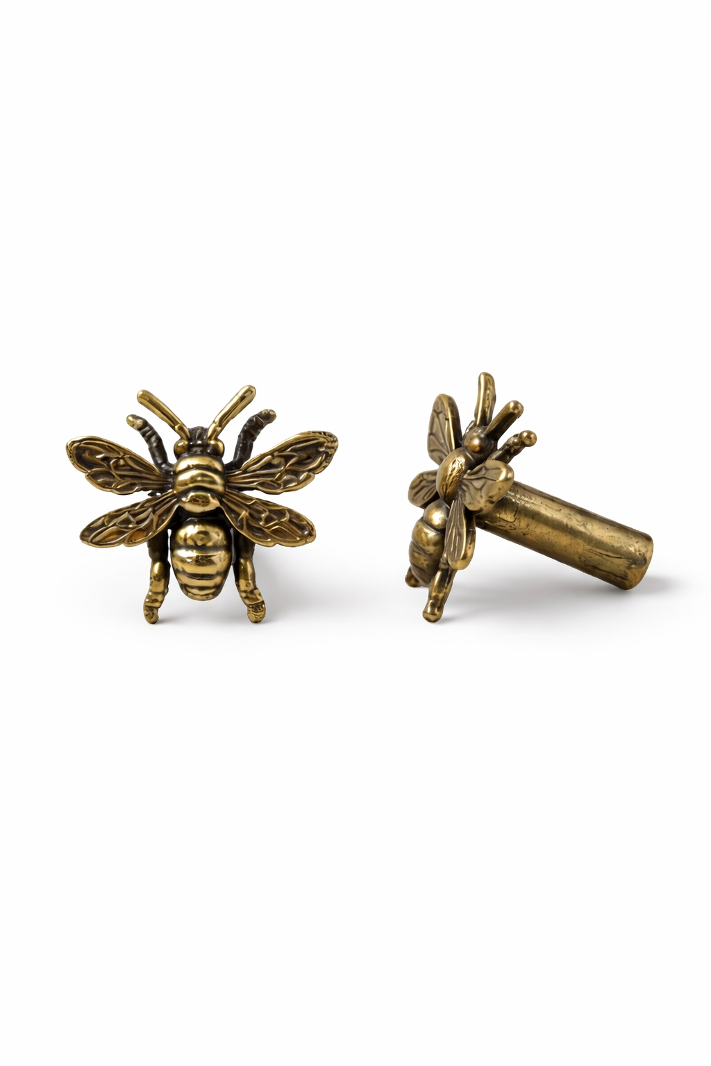 Antique Brass Bumble Bee Drawer Knobs