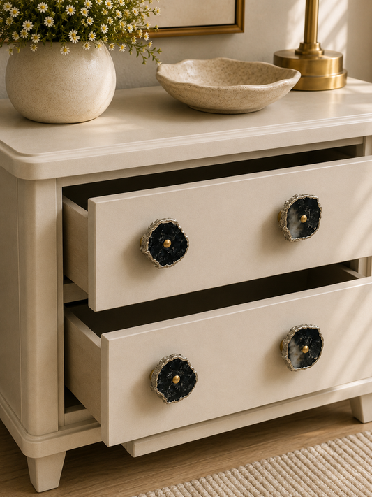 Labradorite Agate Cabinet Pulls - Set of 6