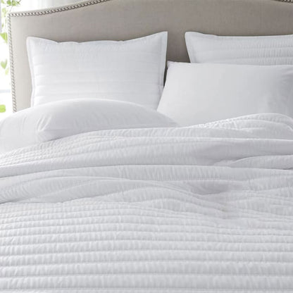 Channel stitch - Pure Linen Quilt Sets