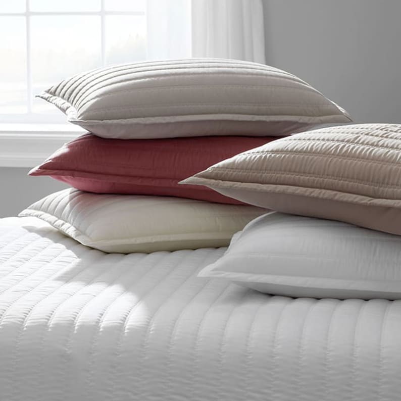 Channel stitch - Pure Linen Quilt Sets