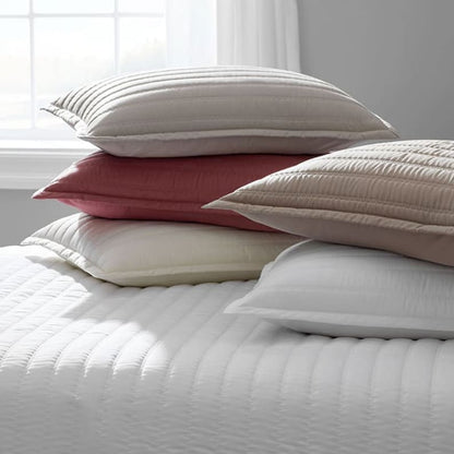 Channel stitch - Pure Linen Quilt Sets