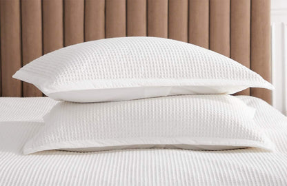 Waffle Weave Linen Cotton Mix Duvet Cover Set | 3 Piece Duvet Cover Set | Handmade