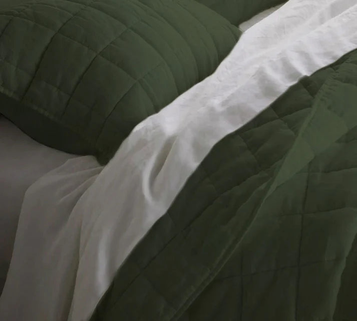 Box stitch - Pure Cotton Sateen Quilt Sets