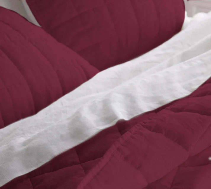 Box stitch - Pure Cotton Sateen Quilt Sets