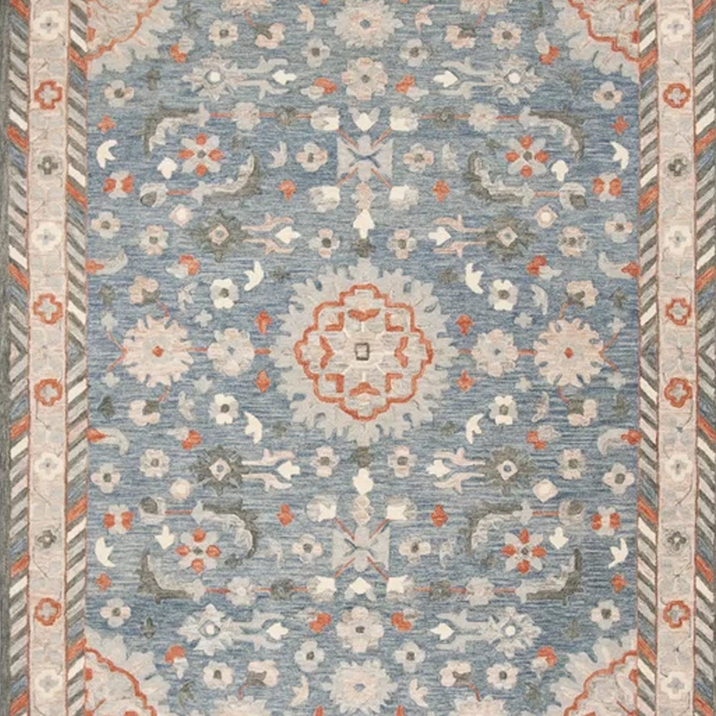Bahar Multicolour Handcrafted Pure Wool Rug