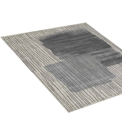 Slate Grey Handcrafted Pure Wool Rug