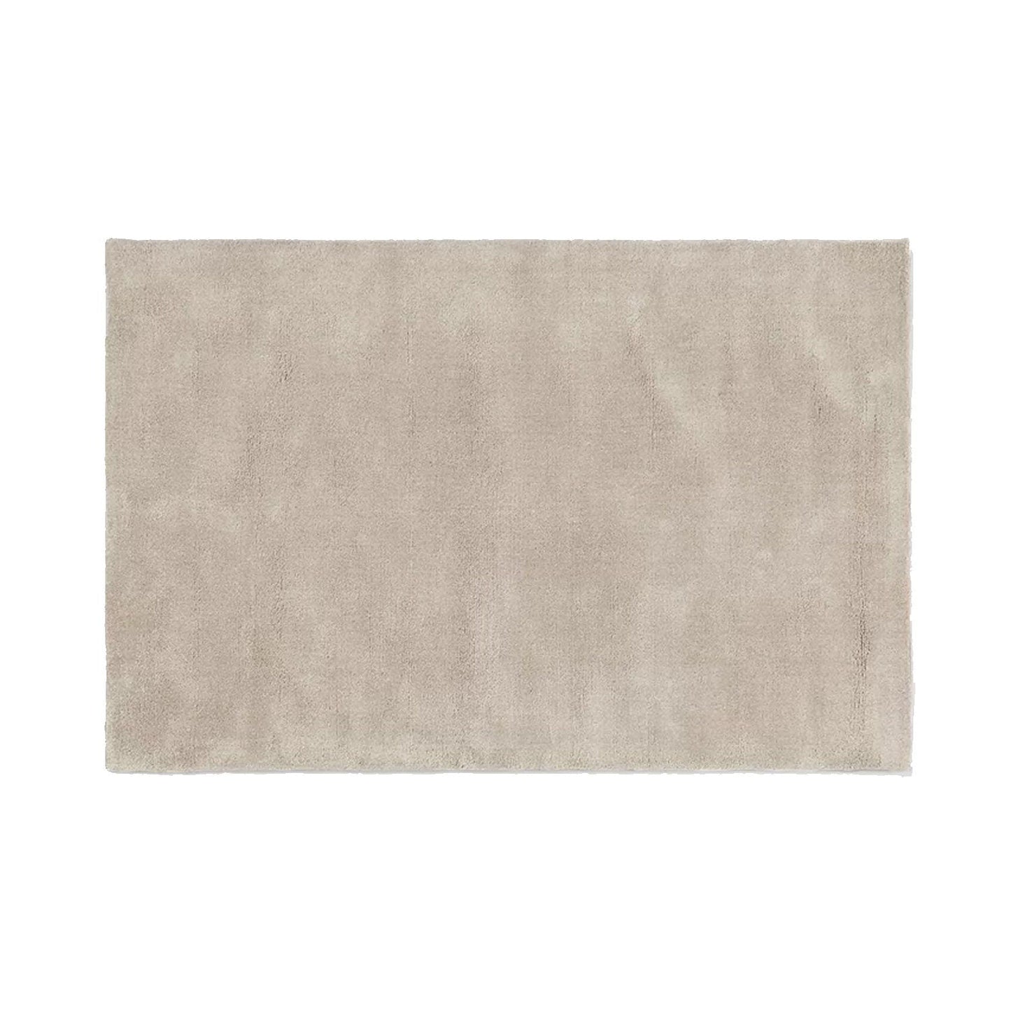 Beige Hand-Tufted Pure Wool Rug - High Density
