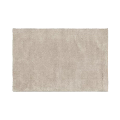 Beige Hand-Tufted Pure Wool Rug - High Density