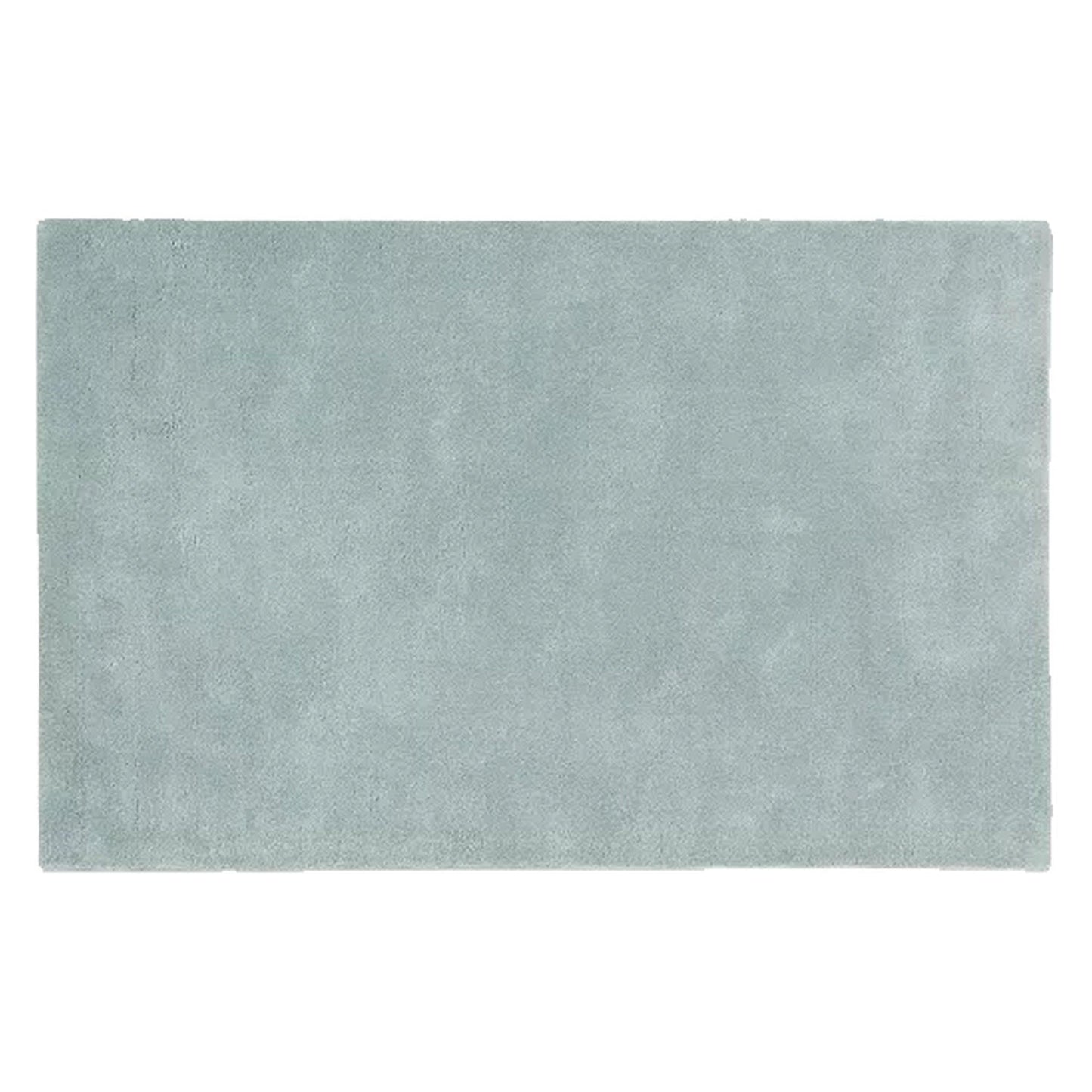 Light Blue Solid Hand-Tufted Pure Wool Luxury Rug