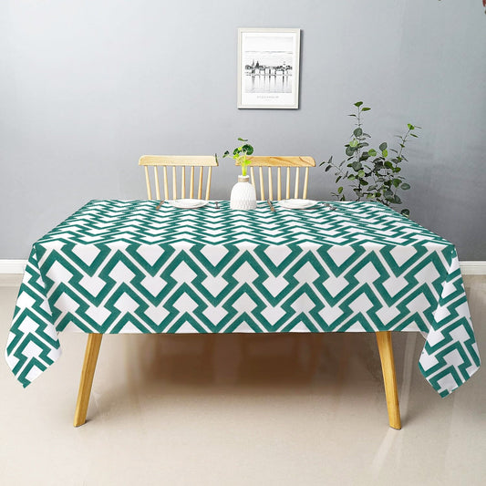 Aria- Crewel Embroidered Tablecloth | Linen Cotton Mix | Soft | Handmade | Cotton Linen Backing | Customisable Sizes