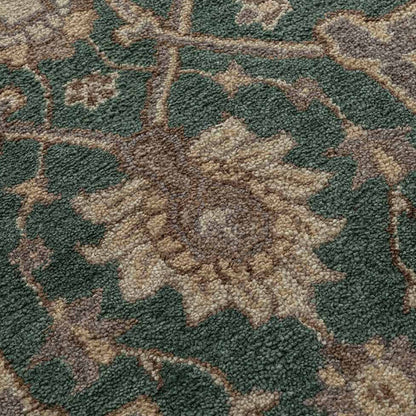 Radin Hand-Tufted Wool Rug - Green, Brown & Beige