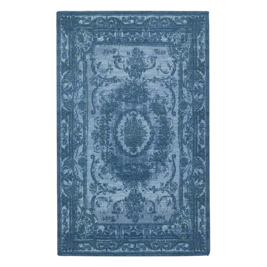 Yazdan Blue Hand-Tufted Pure Wool Rug