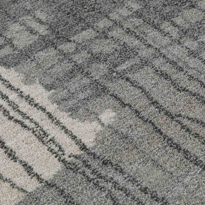 Slate Grey Handcrafted Pure Wool Rug