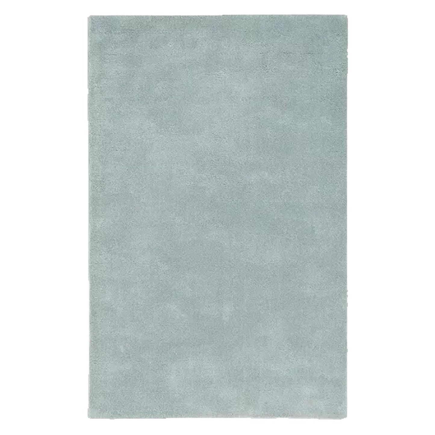 Light Blue Solid Hand-Tufted Pure Wool Luxury Rug