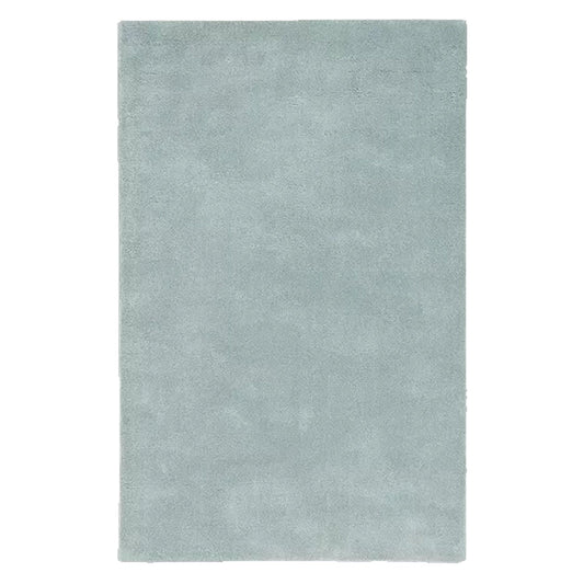 Light Blue | Solid Color - Handcrafted Rug/Carpet | Pure Wool | Hand Tufted | High Pile | High Density | Yarn Dyed