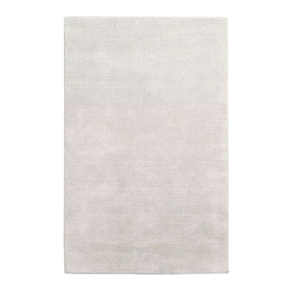 White & Grey Hand-Tufted Pure Wool Rug - High Pile