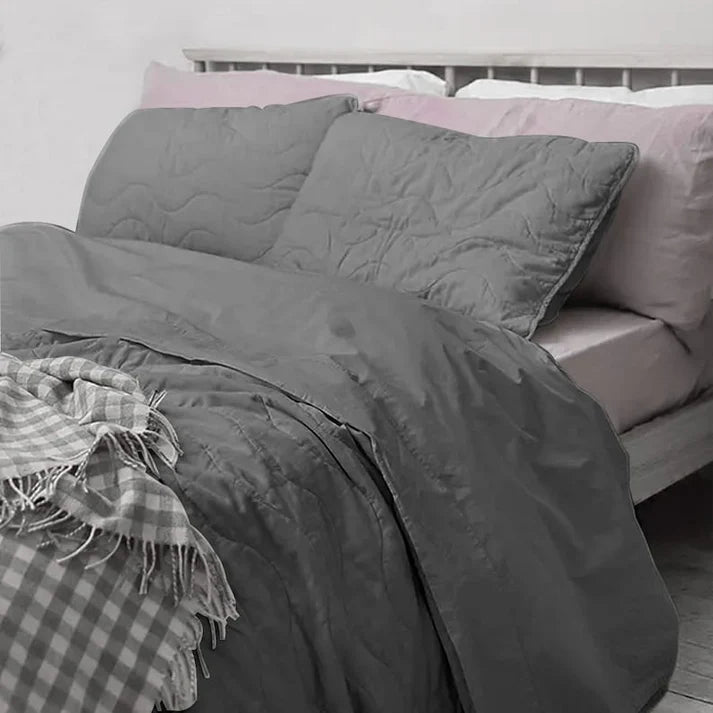 Piglet stitch - Pure Linen Quilt Sets