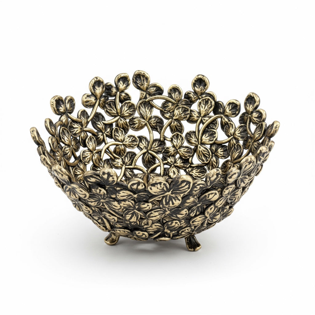 Small Leaf Bowl – Decorative Serveware | Nut Bowl & Centrepiece | Gold, Silver or Antique Finish