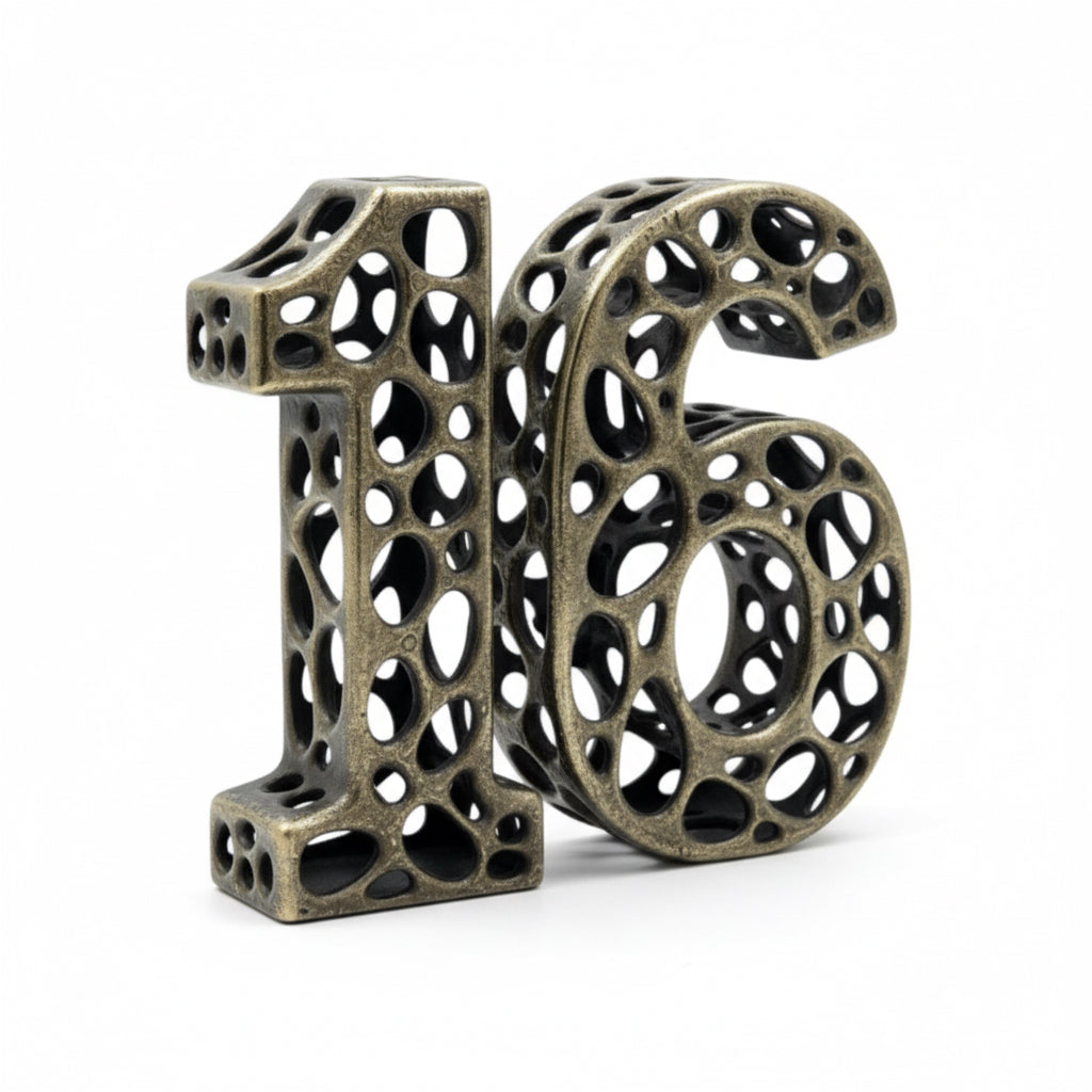 Personalized Nickel Alphabet Letters | Custom Metal Decor